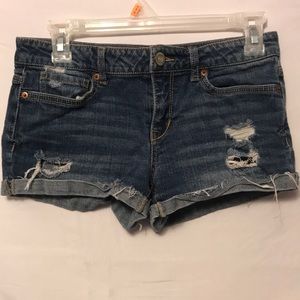 3/$25 Aeropostale low waisted distressed shorts